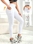 Leggings mit Taschen, aus POLYESTER,Elastane – Bild 1