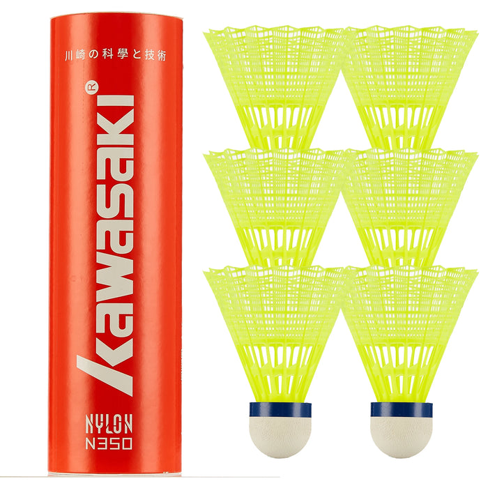 Federbälle aus Nylon, 6er-Set – Bild 1