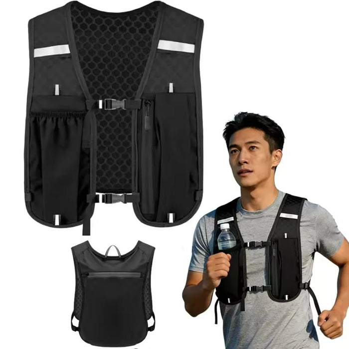 Laufweste mit Trinksystem, aus Polyester – Bild 1