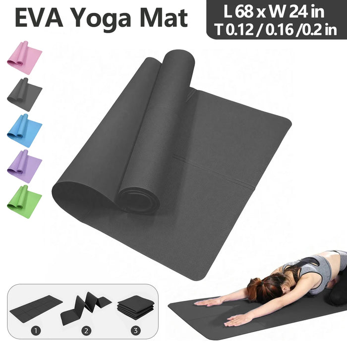 Yogamatte extra dick, 3 mm, 4 mm – Bild 1