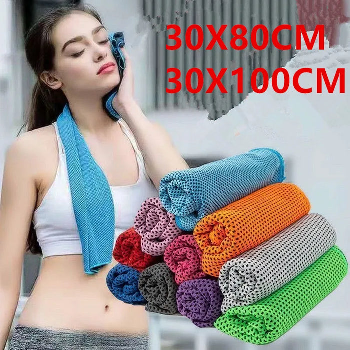 Kühlhandtuch, aus Polyester (2) – Bild 1