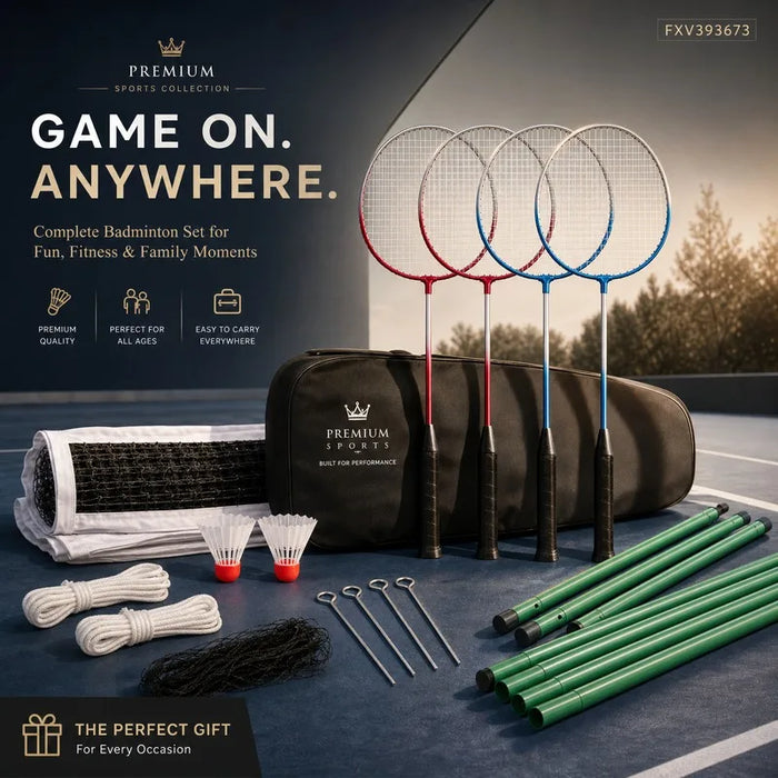 Badminton-Set, 620X151 cm, 620X151 cm – Bild 1