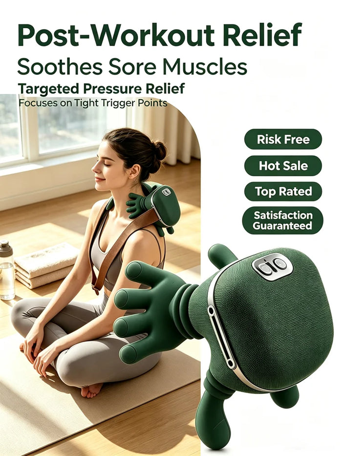 Schultermassagegerät, aus Baumwolle und ABS – Bild 1