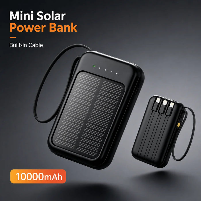 Solar-Powerbank, 4 Ausführungen – Bild 1