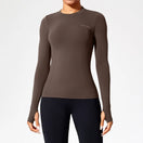 Nahtloses Sporttop, aus Nylon,Elastane – Bild 1