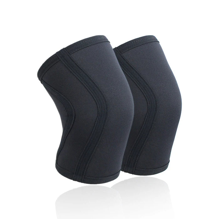 Kniebandagen für Kraftsport, 7 mm, Paar – Bild 1