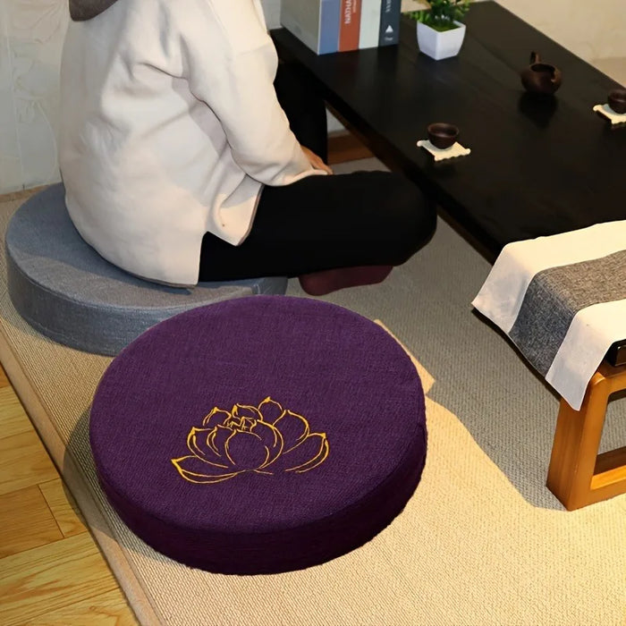 Meditationskissen, aus Leinen – Bild 1