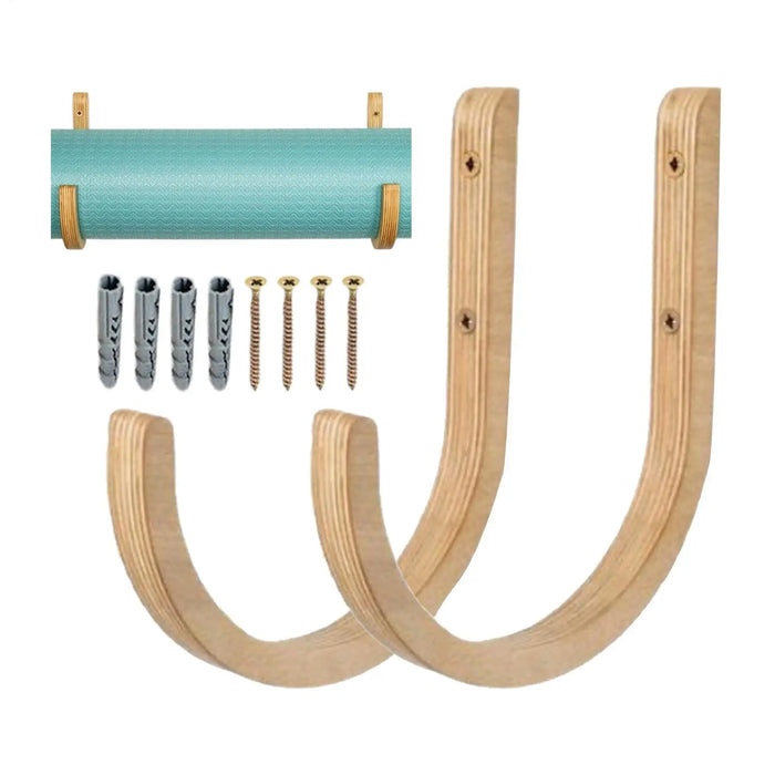 Mattenrucksack, aus Holz, 2er-Set (2) – Bild 1