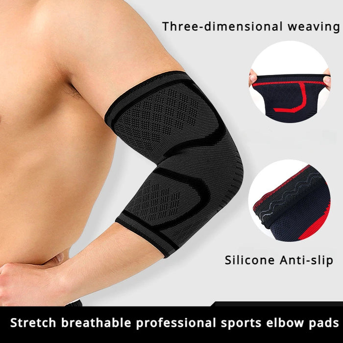 Ellenbogenbandage, aus 100% Polyester, 1er-Set – Bild 1