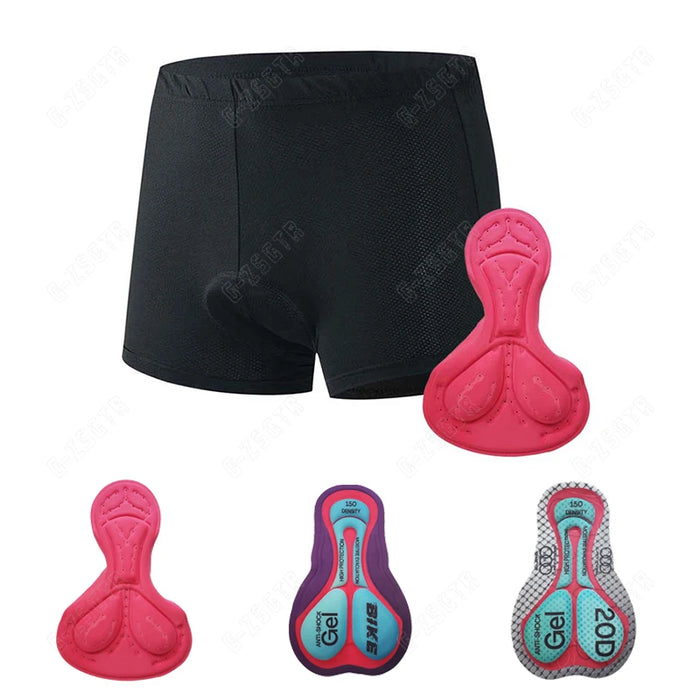 Radhose mit Polster, aus Polyester ● – Bild 1